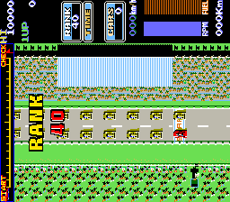 Road Fighter (set 3, conversion hack on Hyper Sports PCB)