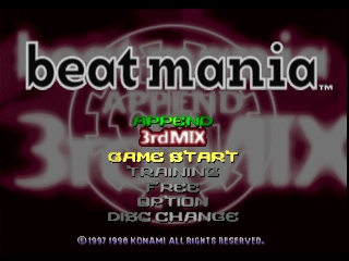 BeatMania Append 3rd Mix